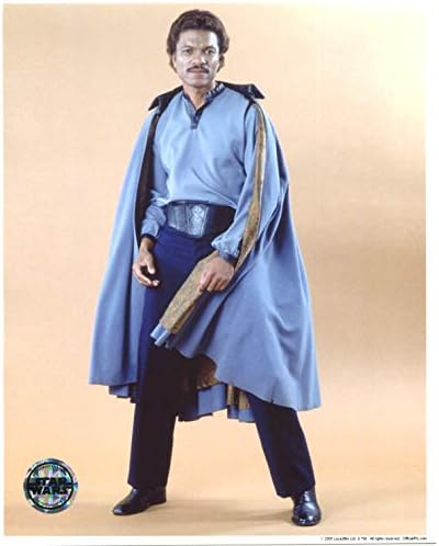 מלחמת הכוכבים מורשית רשמית האימפריה מכה בתצלום מבריק של 8x10 של לנדו קלריסיאן שגילם בילי די וויליאמס. תמונה מוסמכת רשמית של PIX.