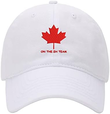 כובע בייסבול גברים קנדה ב- EH רקום כותנה כותנה כובע כובעי בייסבול יוניסקס