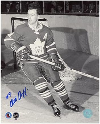 דיק דאף טורונטו מייפל עלים חתימה 8x10 צילום - תמונות NHL עם חתימה