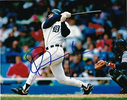 Pete Incaviglia detroit Tigers Action חתום 8x10 - תמונות MLB עם חתימה