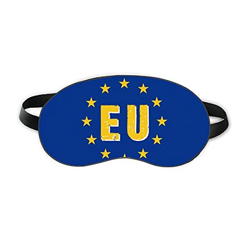 איחוד האיחוד האירופי איחוד איחוד שינה מגן עיניים רך לילה כיסוי גוון כיסוי עיניים
