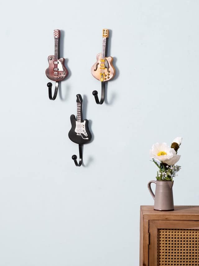 ווים קיר הגיטרה של הדקור קארט - סט של 3