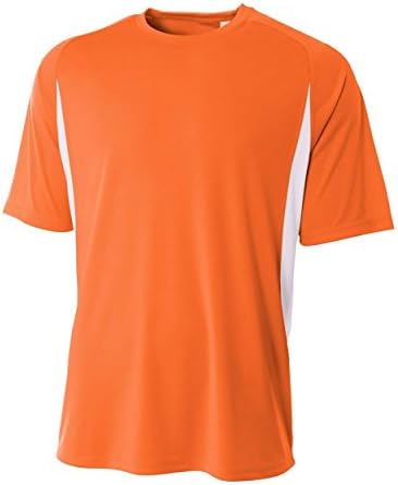חולצת טריקו של חסימת צבע עם ביצועים בעלי ביצועים גבוהים של גברים