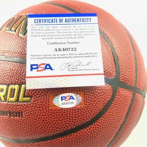 דריק ג'ונס ג'וניור חתום כדורסל PSA/DNA שיקגו בולס חתימה - כדורסל חתימה