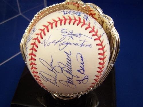 1969 ניו יורק Mets WS צוות חתום על חתימה BB Steiner Holo Ryan McGraw Seaver - כדורי חתימה עם חתימה