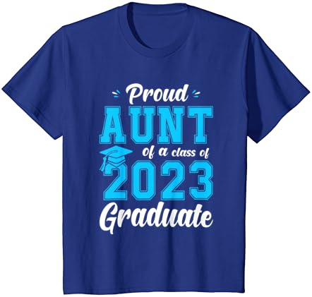 דודה גאה של כיתה של חולצת טריקו ללימודים בכירים של 2023