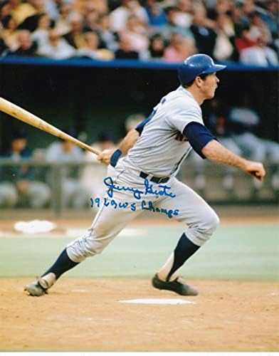 ג'רי גרוטה ניו יורק מטס 1969 WS Champs Action חתום 8x10 - תמונות MLB עם חתימה