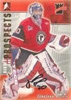 ג'ונתן בוטין קוויבק רמפרטס - QMJHL 2005 בגיבורי המשחקים והלקוחות פוטנציאליים כרטיס חתימה. פריט זה מגיע עם תעודת אותנטיות מספורט חתימות.