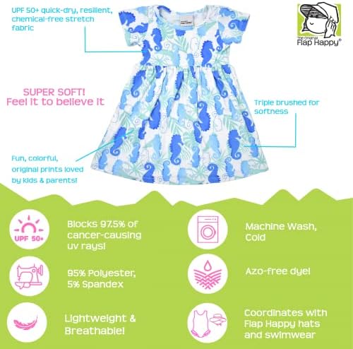 דש שמלת טי עם שרוול קצר של בנות תינוקות מאושרות