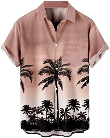 חולצות טי טובות לגברים חולצת אלוהה אופנה לגברים אביב קיץ חולצות עליונות חוף מזדמן מודפס שרוול קצר