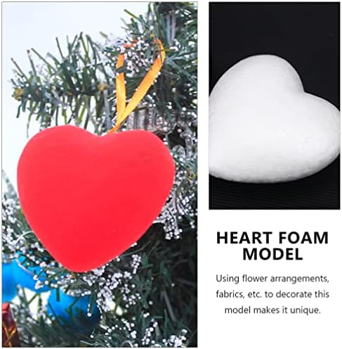 עיצוב חתונה של יארדווה 12 יחידות קצף מלאכה לבבות אהבה אהבה בצורת לב קצף לב לקצף DIY דוגמנות מלאכה פרחים סידור קישוט חתונה קישוטים לחג