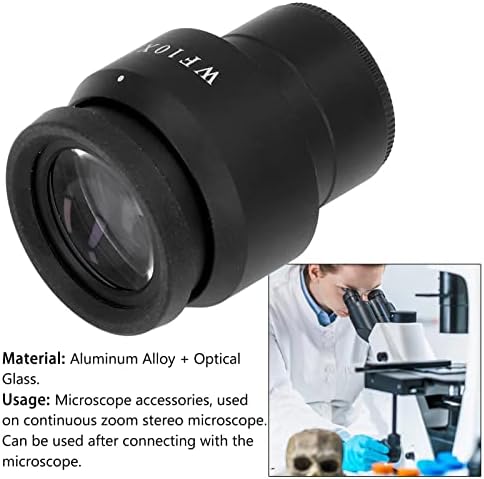 מיקרוסקופ עינית גבוהה עינית עינית 10 פעמים מיקרוסקופ עינית 30 ממ ממשק רחב זווית גבוהה עינית עינית למעבדה