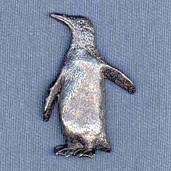 סיכת סיכת דש פינגווין פינגווין - תוצרת ארהב - מעוצבת בעבודת יד