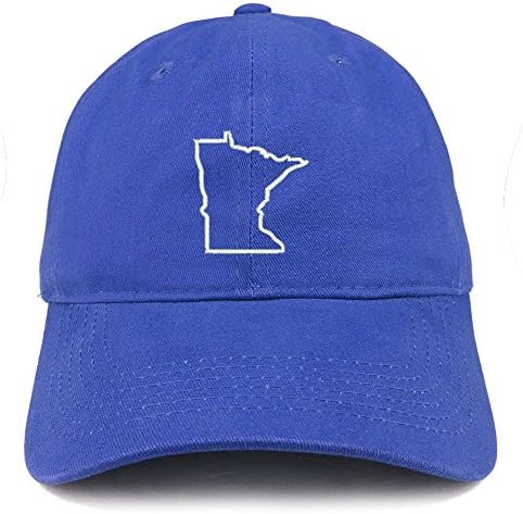 טרנדי הלבשה חנות מינסוטה המדינה מתאר רקום רך כותנה אבא כובע
