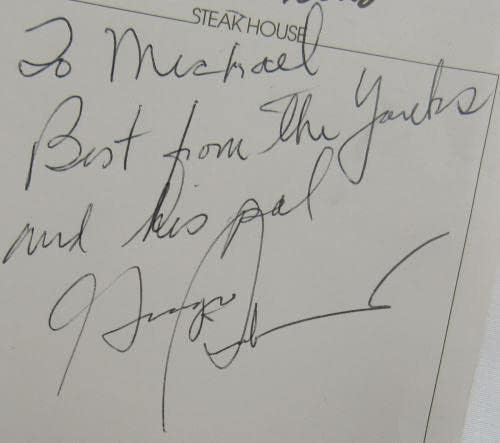 ג ' ורג ' שטיינברנר חתם על חתימה אוטומטית חתומה עם חתימות חתוכות 71289