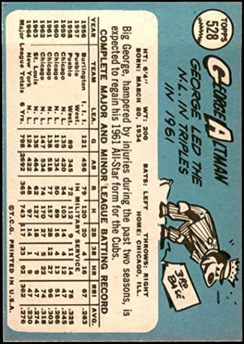 1965 Topps 528 George Altman Chicago Cubs NM Cubs