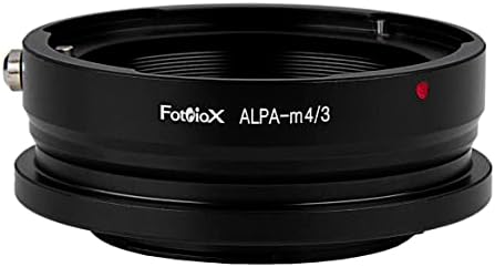 עדשת Fotodiox מתאם הר - עדשת SLR של Alpa 35 ממ למיקרו -4/3 מתאם מצלמה ללא מראה