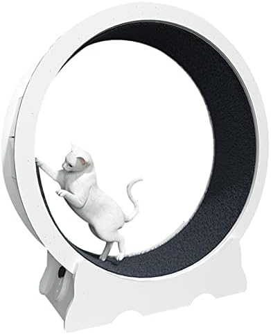 Renlxfi Cat Cat גלגל/גלגל פריס של הליכון, חתולים גדולים מקורה צעצוע כושר/גלגל ריצה לחיות מחמד, מכשיר משקל ירידה בחתולים