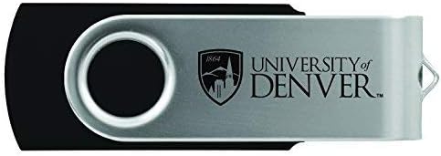 LXG, Inc. אוניברסיטת דנוור-8GB 2.0 USB Flash Drive-Black