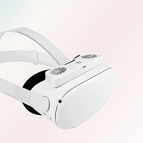 מסכת yipuvr Quest 2, מסכת סיליקון VR פנים תואמת למסכה נושמת משודרגת של Quest 2 עם מאווררים כפולים כדי למנוע ערפל עדשות