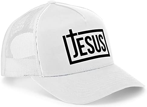 אפרוג'ס כובע ישוע לגברים - כובע המשאיות הנוצריות - מתכוונן
