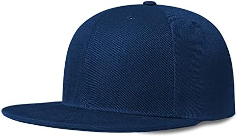כובעים לגברים שטוח ביל גברים של כובע היפ הופ סגנון ריק מוצק צבע מתכוונן גודל בייסבול כובע בני