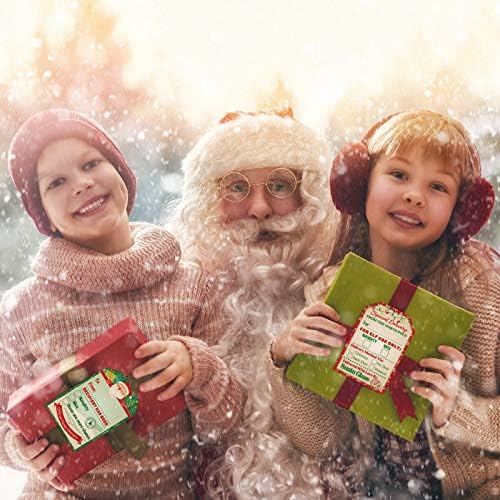 200 חתיכות מסנטה קלאוס מדבקות רול תגי חג המולד וינטג מדבקות סנטה משלוח מהקוטב הצפוני הווה מדבקות תוויות לילדים קישוטי מסיבת חג המולד,