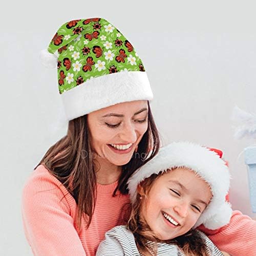 חג המולד סנטה כובע, פרת משה רבנו פרפר פרחי חג המולד חג כובע למבוגרים, יוניסקס נוחות חג המולד כובעי לשנה חדשה חגיגי תלבושות חג מסיבת אירוע