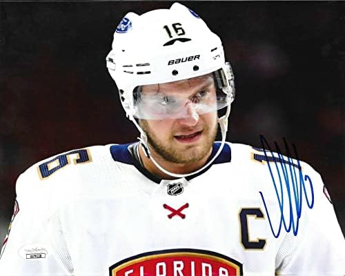 אלכסנדר ברקוב חתום על פלורידה פנתרים 8x10 חתימה על חתימה 16 JSA - תמונות NHL עם חתימה