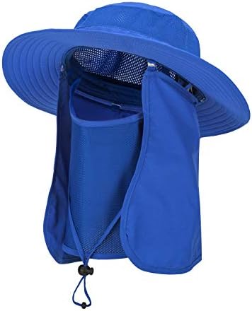 כובע שמש חיצוני UPF 50 הגנה כובע דיג אטום למים כיסוי פנים כובע צוואר הקיץ