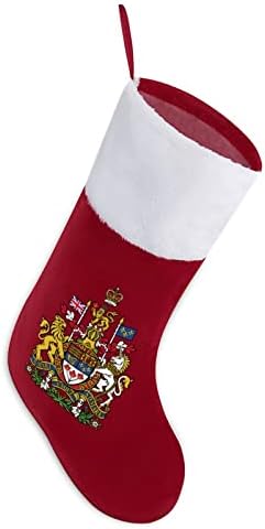 סמל לאומי קנדה בהתאמה אישית לגרבי חג המולד חג המולד המסיבה המשפחתית של קישוטים תלויים