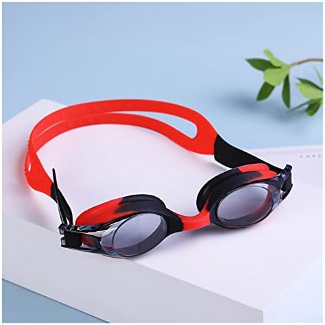 מראה שחייה Topob משקפי שחייה לילדים, אטום למים ואנטי -פוג ילדים עם משקפי סיליקון מראה משקפיים