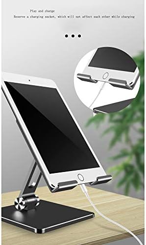 WPYYI מיני שולחן מיני מתכווננת עמדת מתכת מתכווננת ניידת ניידת סמארטפון תמיכה טאבלט עמדת טלפון מתקפל סלולרי מחזיק