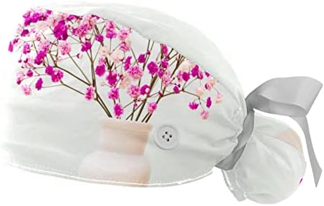 2 חתיכות דיו דובדבן פריחת פרחי פרחי כפתור כפתור כובע עבודה כובע עבודה בגודל אחד רב צבע