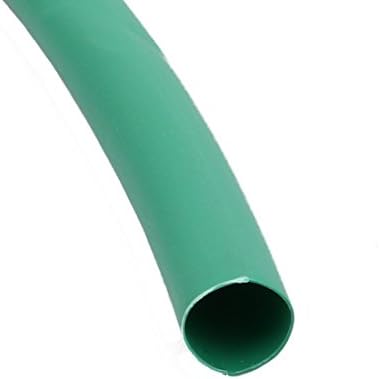 AEXIT אורך 20 מ 'ציוד חשמלי DIA 5 ממ בידוד פוליאולפין חום חום צינור צינור עטיפה ירוק
