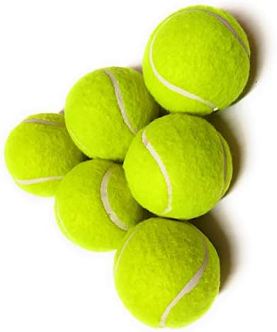 קלינדרי ספורט ניצוצות כדורי טניס קריקט כבדים של חפיסת 6 של 6