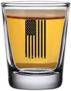 נוכלים נהר טקטי ארהב דגל בלוי ירה זכוכית מתנה עבור צבאי ותיק או פטריוטי אמריקאי