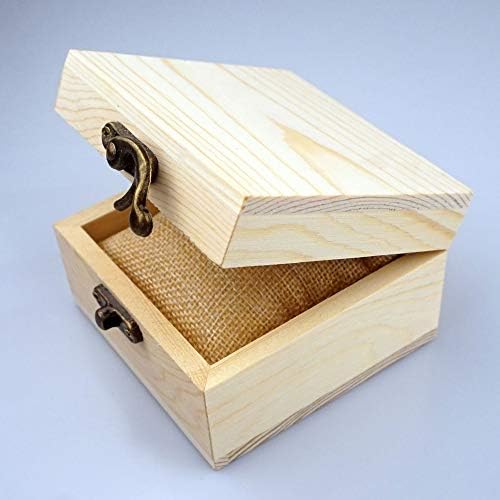 קופסא עץ לונמיקס לתכשיטי המתנה שלך שעון תיבת עץ לא גמורה