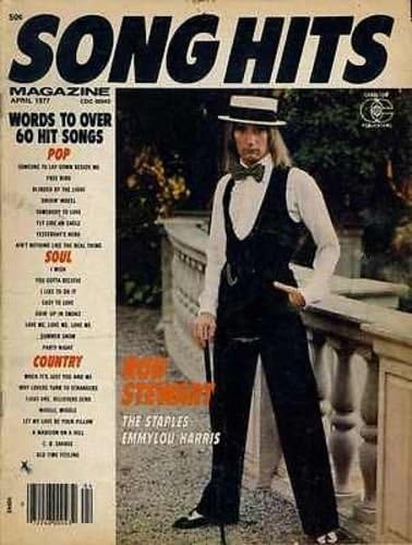 1977 מגזין שירים רוד סטיוארט