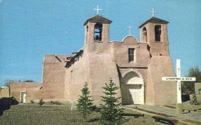 Ranchos de Taos, גלויה של ניו מקסיקו