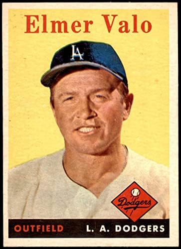1958 Topps 323 Elmer Valo Los Angeles Dodgers Ex/MT Dodgers