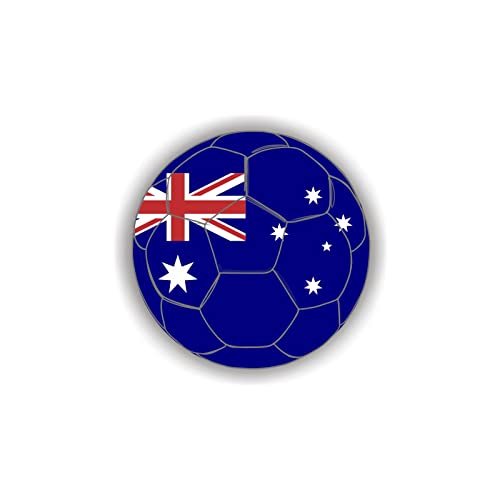 40 גיליונות אוסטרליה דגל זמני קעקועים לילדים כדורגל זמני פנים קעקועים