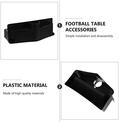 Besportble כדור כדורגל 2 יחידות שולחן ציוד כדורגל כדורי שולחן ביליארד כדורי קבלת קופסאות שולחן מפלסטיק שולחן פלסטיק שולחן פלסטיק