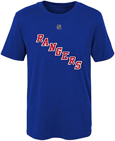 Outstuff Chris Kreider New York Rangers 20 שם נגן גודל נוער שם ומספר חולצת טריקו