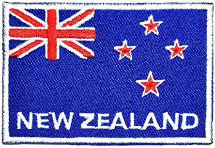 קליינפלוס 3 יחידות. 1.7 על 2.6 אינץ'. ניו זילנד דגל תיקון המדינה דגל רקום אפליקצית סמל אחיד צבאי טקטי ברזל על לתפור על תיקוני דקורטיבי