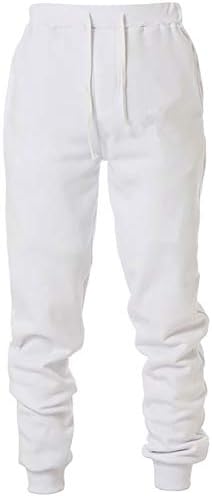 גברים של בסיסי צמר מכנסי קז ' ואל - פעיל אצן מכנסי טרנינג אופנה מסלול מכנסיים עם כיסים-5 צבעים