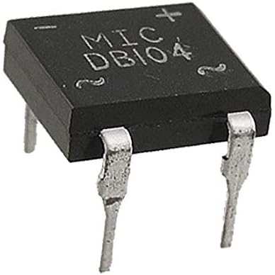 X-DREE DB104 400V 1A מיישר גשר שלב יחיד למחצה (DB104 400 ν 1a rectificador de puente monofásico de media onda