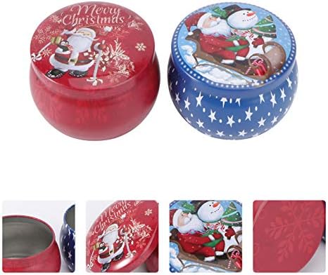 6 יחידות חג המולד סוכריות קופסות סיכות תכשיטי אחסון קופסות חג המולד קישוטי מתנות קישוטים