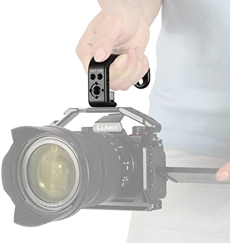 ידית עליונה של NiceRig DSLR עבור Arri 3/8 חוט חוט ארגונומי, רלוונטי עבור אסדת כלוב מצלמת מצלמת קולנוע - 450