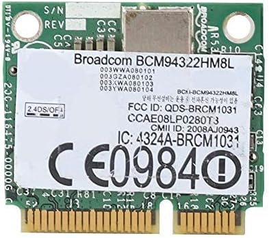 DW1510 BCM94322HM8L פס כפול 300MBPS MINI PCI E Wireless Card עבור Dell E4200 E5500 E4300M2400 M6400 וכו '